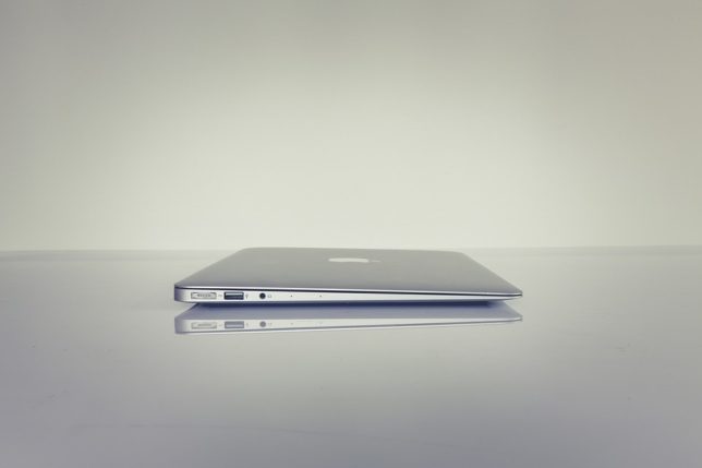 closed laptop