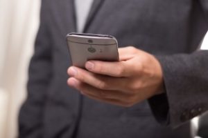 Man holding phone